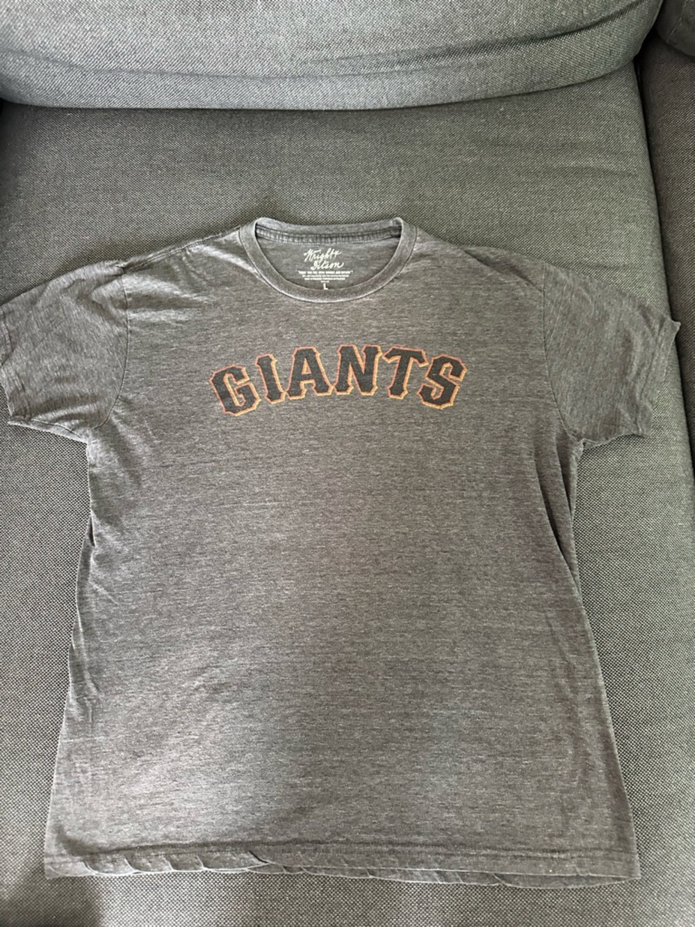 Wright & Ditson Heather Gray Crewneck Graphic Tee